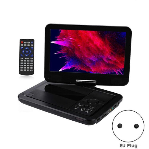 Tragbarer DVD/CD-Player 10 Zoll mit 2500mAh, EU-Stecker 1