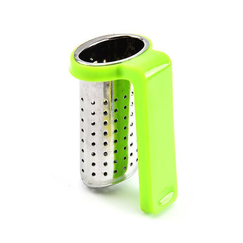 (Green) Tea Strainers Hanging On Cup Style Tea Infuser With Handle Tea Diffuser Strainer Herbal Spice Filter Drinkware Tea Accessories 1
