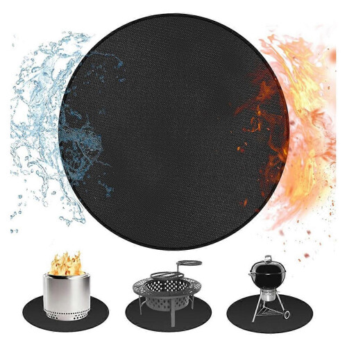 122cm runde Feuerschutzmatte für Grills 2