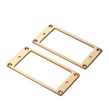 2 Stück Kupfer-Bestückungsringe für Humbucker-Gitarren, Schwarz Gold Silber