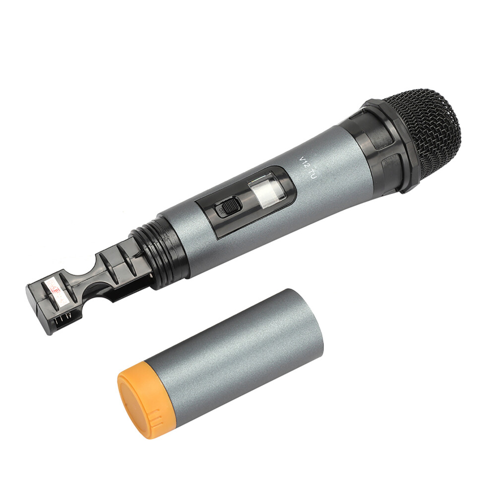 Wireless Handheld Microphone With Receiver For Karaoke & Speech, Abs, 265.85 Mhz 4941362432435