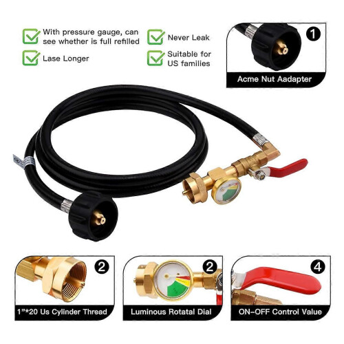 91cm Propan-Adapter für Campinggrills 2