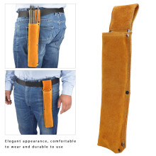 Durable Cowhide Welding Rod Holder Waist Bag Anti-Scald Wearable Welding Tool