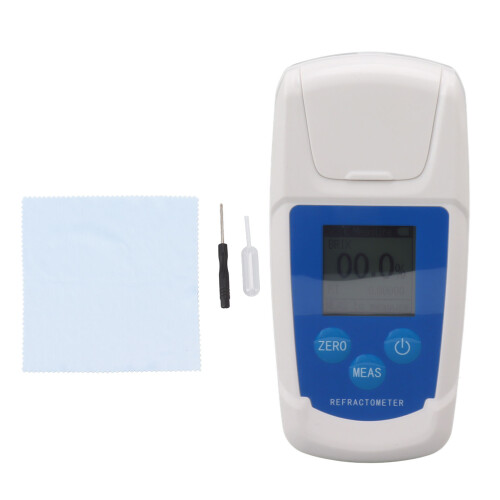 Brix Meter With Space-saving Kitchen Storage High Accuracy Sugar Content Tester For Juice Fruit Beverage Molasses Maple Syrup Digital Refractometer Ea