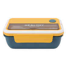 Wiederverwendbare Speisebox aus hochwertigem Material, separate Fächer, mikrowellengeeignet für gesundes Essen, isolierte Lunchbox, tragbare Box