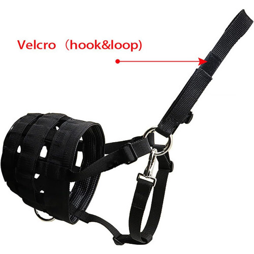 Basket Grazing Muzzle Breathable Equestrian Equipment M Red 2