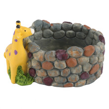 Materiale in resina ecologica, vasi per piante in resina creativi, vasi decorativi a forma di casa per mini giardino e decorazioni per ufficio,