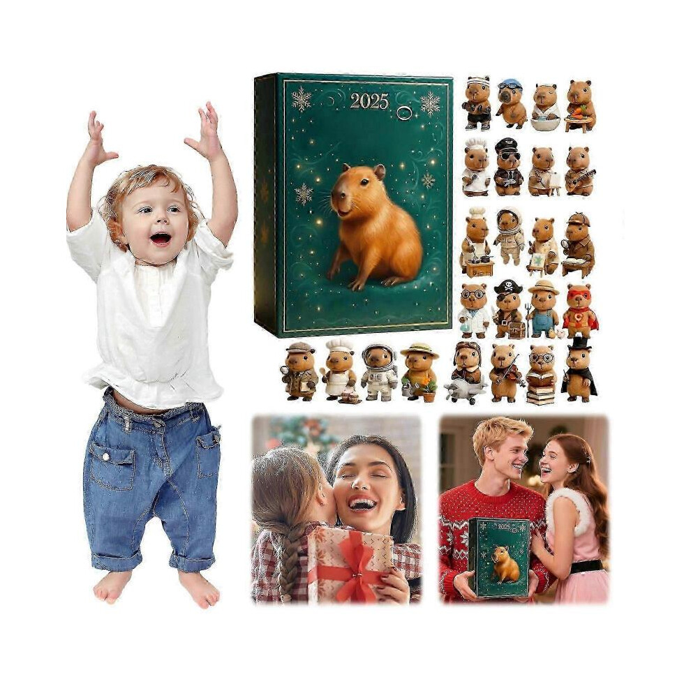 thumbnail image 2 of Capybara Advent Calendars 2025 | 24 Days Capybaras Pendant Christmas 2 of 14