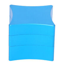 Universal Metallschwarz Snooker Billardkreide-Boxenhalter Blau 39g 33x33x32mm
