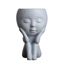 Ottima idea regalo: vasi da fiori unici, adorabili e irresistibili, con foro di drenaggio per uso interno ed esterno, realizzati in materiale di alta