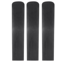 3 Stück Resin-Altsaxophonmundstücke Härte 2,5 Schwarz 74x14mm