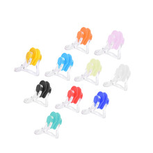 20PCS Silicone Waterproof Swim Nose Clips - 10 Colors for Kids & Adults