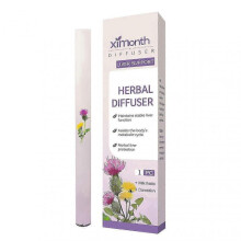 (Purple) Portable Herbal Diffuser Pen Lung Cleanse Energy Boost Air Freshener Herbal Refreshing Bar Clear Breathing