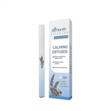 (Blue) Herbal Refreshing Energy Bar Air Freshener Pen Portable Aromatherapy Diffuser Pen Odor Remover For Clear Breathing Body Care