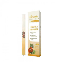 (Yellow) Herbal Refreshing Energy Bar Air Freshener Pen Portable Aromatherapy Diffuser Pen Odor Remover For Clear Breathing Body Care
