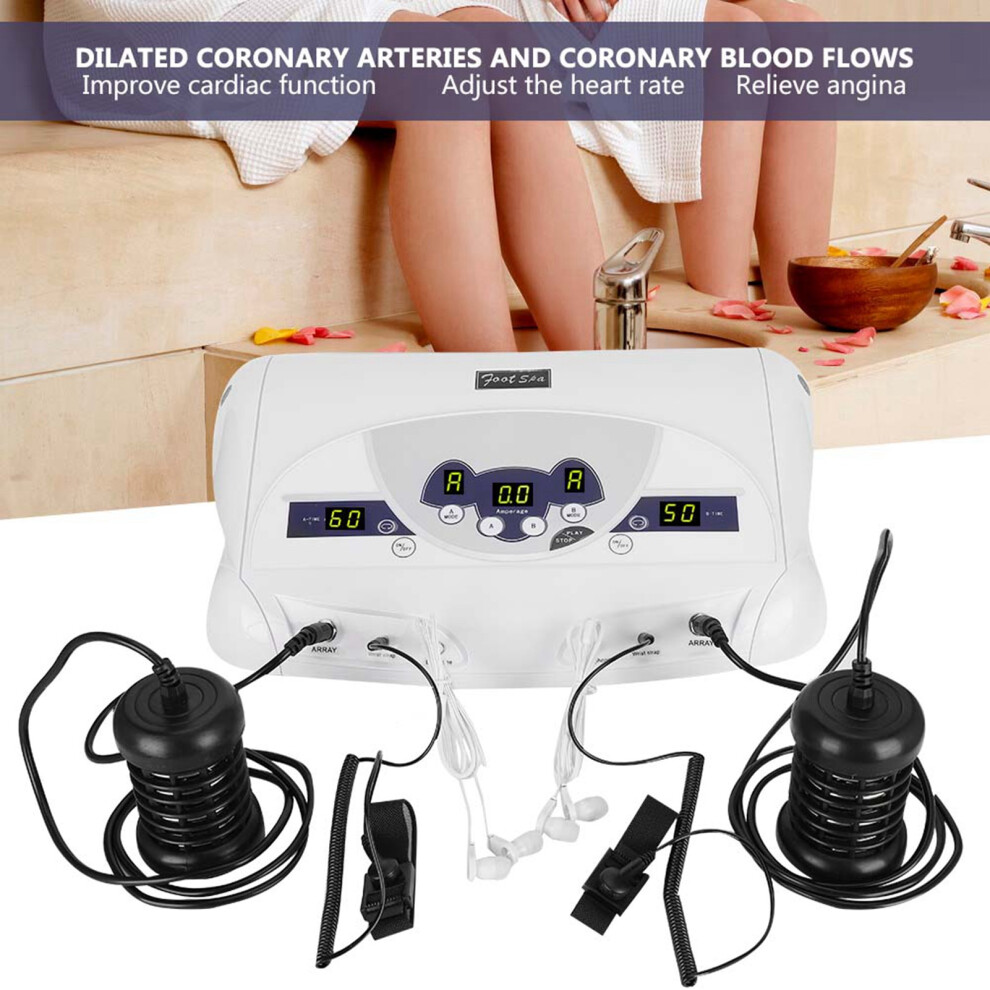 Negative Ion Hydrogen Foot Spa Detox Machine for 2 People 110V, 60W