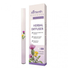 (Purple) Portable Herbal Diffuser Pen Lung Cleanse & Energy Boost Air Freshener Herbal Refreshing Bar Clear Breathing