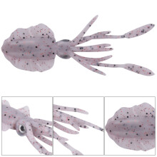 Sea Fishing Soft Bait Set: 2Pcs Squid Shape Lure with 3 Color Options