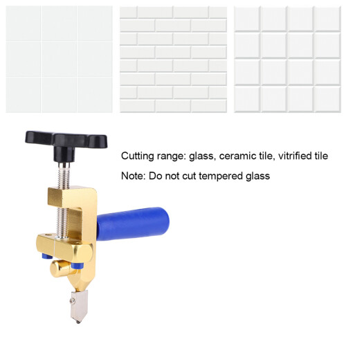 One-Piece Portable Glass Cutter & Multi-Function Tile Opener for Ceramic Tiles 2