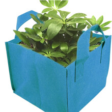 Herbruikbare plantenbak voor binnen en buiten, opvouwbare kweekzak met handvatten, geventileerde stoffen pot voor kruiden, groenten en bloemen (1