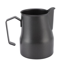 Mælkeskumkande i rustfrit stål, 350 ml kaffe-espressotilbehør med ørnenæbtuddesign, latte-kunstmælkekande til hjemmebaristaer