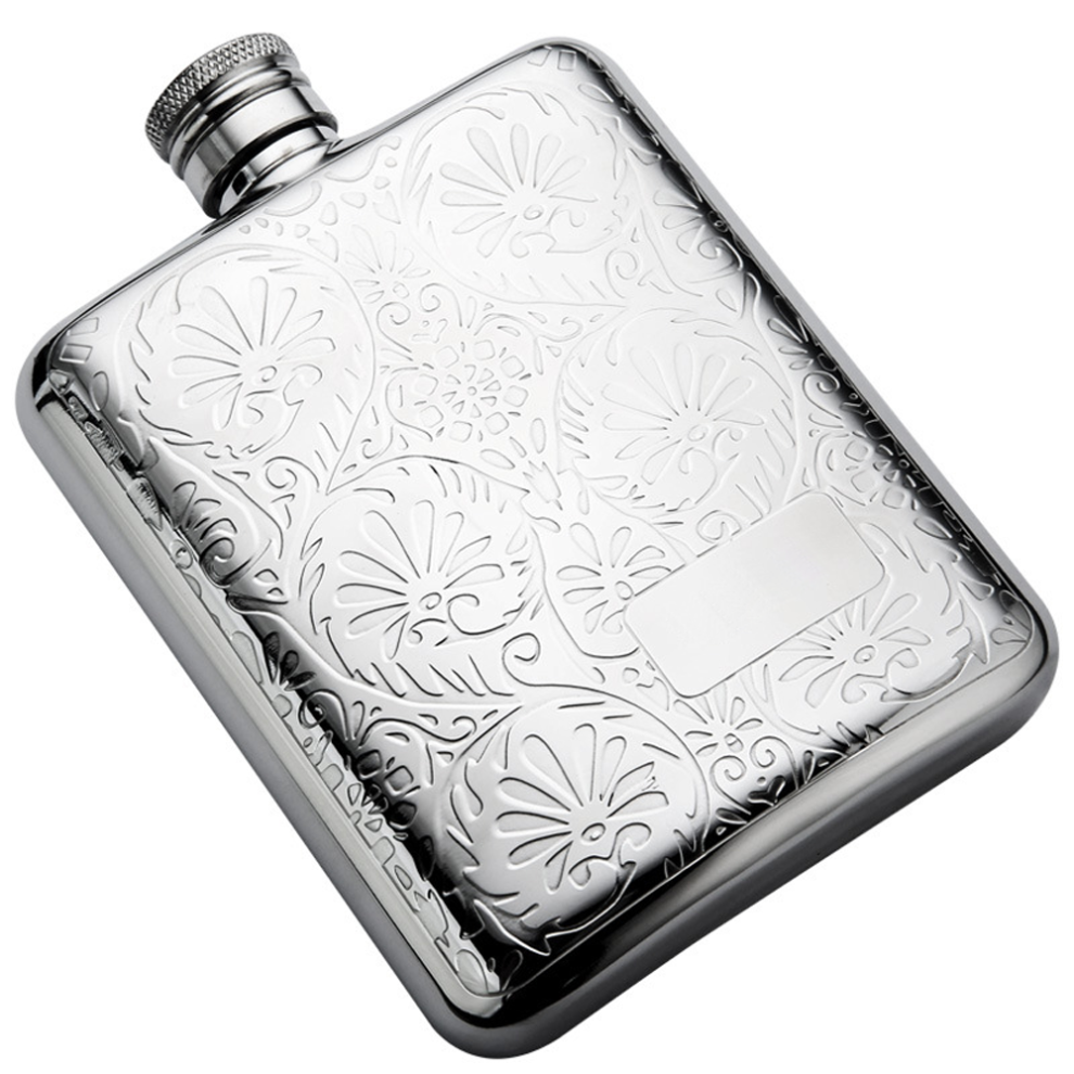 Adventure Ready Flask, Stainless Steel Hip Flask, Exquisite Design For Urban Elites, Minimalist Fashion Flask, Ideal For Any Outdoor Pursuit Or Social-image-OPC-PN2J9C7-NEW