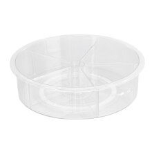 Drehbarer Organizer mit 360 drehbarem Tablett für maximale Ablagefläche in Speisekammer, Küche, Kühlschrank und Badezimmer – platzsparendes