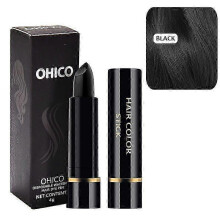 (black) Root Touch-Up Stick - Temporary Hair Dye Pen - Grey Hair Cover Up - Semi-Permanent Waterproof Long Lasting Coverage for Hair and Beard