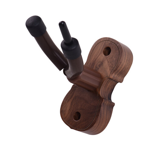 Gummigelagerte Wandhalterung für Violine/Bratsche mit Bogenhalterung 1