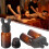 (D) Essential-Oil Inhaler Cap with Refillable Bottle Reusable Refillable Empty Bottle Dispenser for Women Men 2