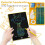 (Colors Yellow) 9.5inch Multi-functional Large Capacity Lcd Writing Box Pencil Case Graffiti Tablet Doodle Board Drawing 4