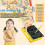 (Colors Yellow) 9.5inch Multi-functional Large Capacity Lcd Writing Box Pencil Case Graffiti Tablet Doodle Board Drawing 3