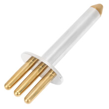 3-Zacken Magnettherapie-Massage-Stab – Titanlegierung, 17 cm