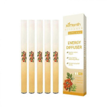 (5PCS) 1-5X Portable Herbal Diffuser Pen Lung Cleanse & Energy Boost Air Freshener Herbal Refreshing Bar Clear Breathing Yellow