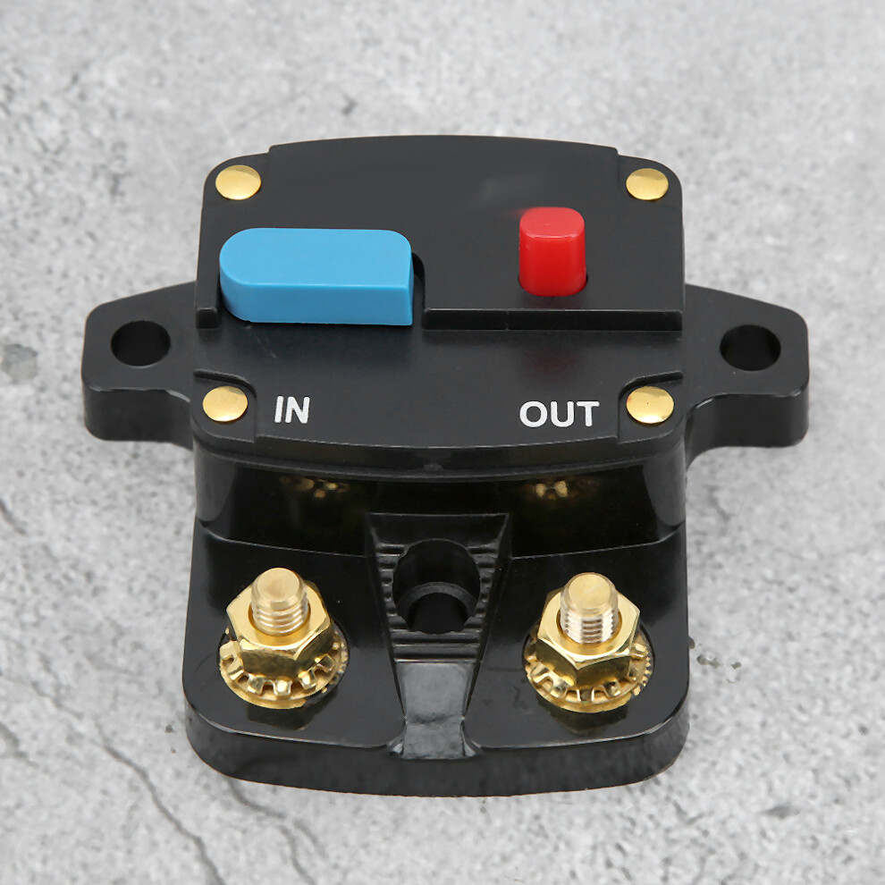 12V 250A Auto Resettable Car Audio Circuit Breaker Fuse Black 8131362441278