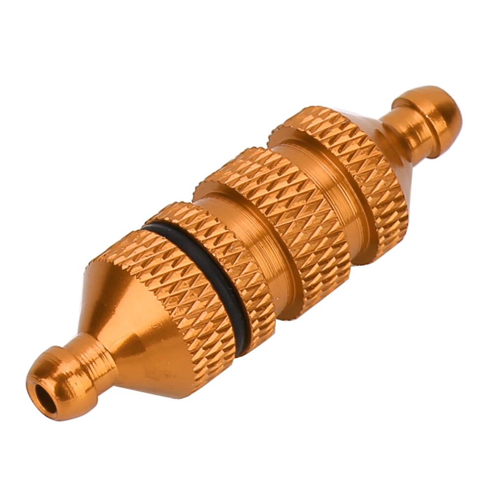 Aluminium Alloy Oil Fuel Filter For Rc Car 1:8 / 1:10, Yellow 3601362442193