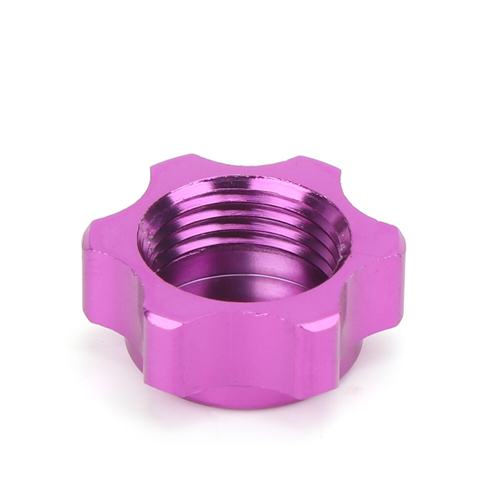 4Pcs 17Mm Aluminium Rc Car Hub Nut Dust Cover For Hsp94762 Purple 6901362442139