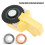Mini 3D Tape Maker 9mm Decorative Label Maker ABS Handbook Yellow 11