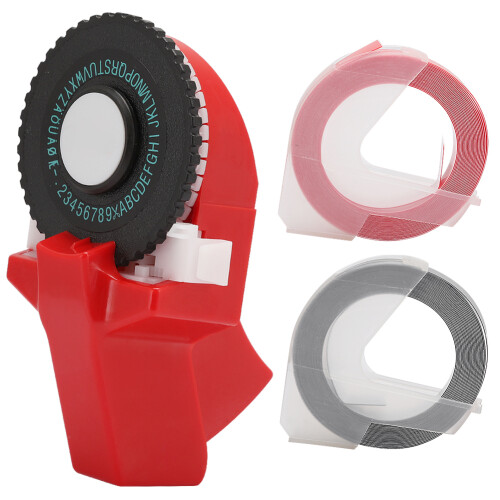 Mini Manual Tape Maker 9mm Decorative Embossing Label Maker in 5 Colors 1