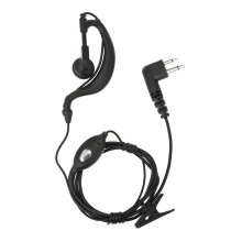 Zweiwege-Funkgerät Ohrhörer mit Mikrofon PTT für Funkgeräte 2-Pin M-Stecker Motorola