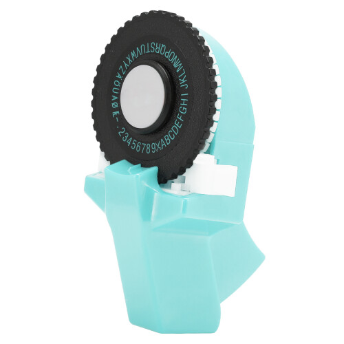 Mini 3D-Prägebandgerät, 9 mm ABS-Labelmaker in Flachblau 2