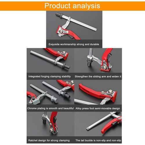 Adjustable Quick -Down Clamp Rust (19mm) 1