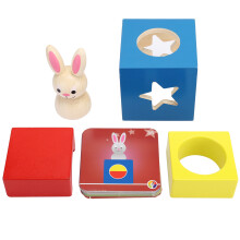 Bildungs Holz Baby Puzzle Spielzeug für Kinder, 719g, 7,5cm Blöcke