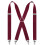 Alizeal m?nds X-back Clip seler Justerbar elastisk skulderrem Maroon 1