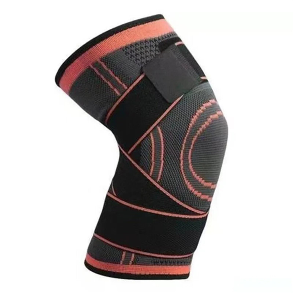 1 Pcs Knee Pads Braces Sports Support Kneepad Men Women Fitness Compression Sleeve For Knees Protective(Orange,Xxl) Orange Xxl 9323874030340