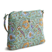Vera Bradley Premium Katoen Originele Hipster Crossbody Edelsteen Paisley