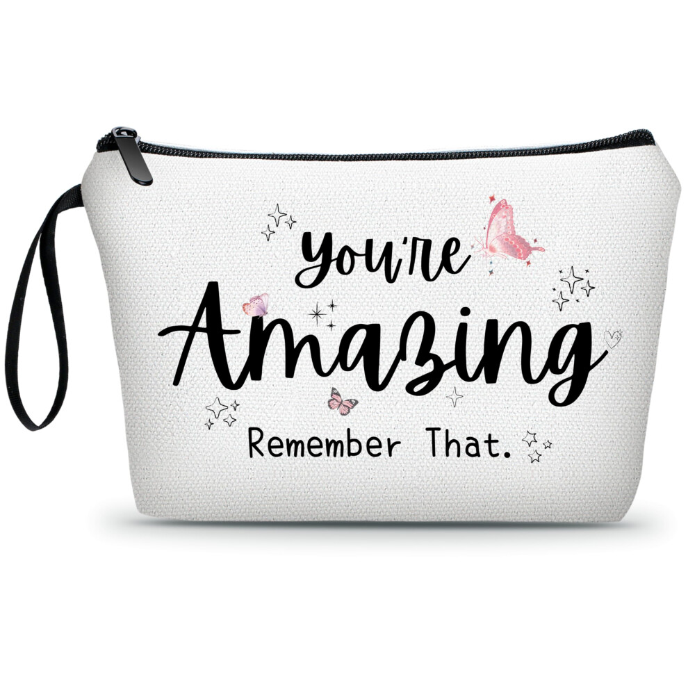 Ariosey Inspirational Gifts You Are Amazing Cosmetic Bag Positive Affirmation Gifts Teen Girls Gift Ideas Spiritual Gifts For Women Gifts For Woman Unique Sp