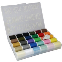 LEONIS 30 Color Set of Handy Polyester Sewing Threads 50 Yards/45 m Each[ 93011 ]
