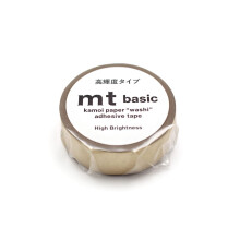 KAMOI MT 2022 Sommerneue Produkte Solids Washi-Papier-Abdeckband, 15 mm x 7 m, hohe Helligkeit, Champagnergold, MT01P532
