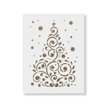 Kerstboom stencil - vakantie ontwerpen stencil bomen